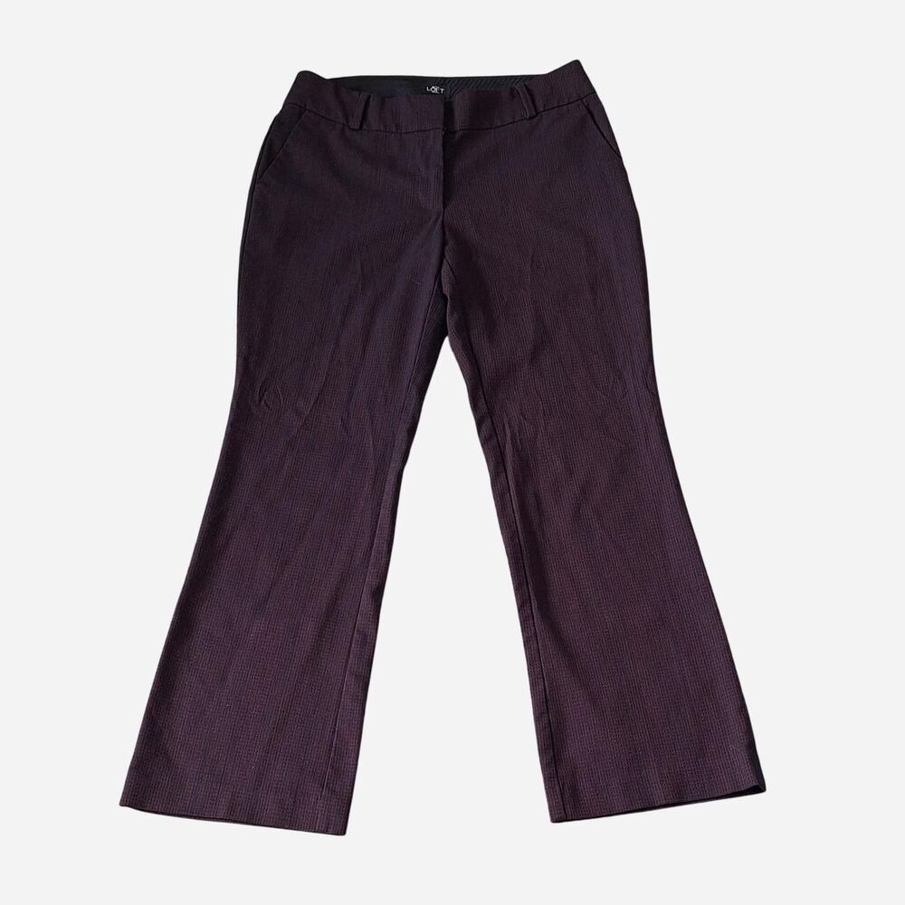 Loft-petite Women's Purple and Brown Trousers